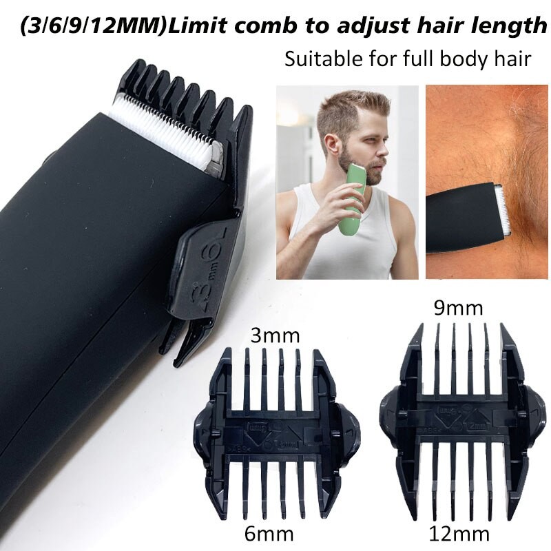 Electric Body Groomer Pubic Hair Trimmer for Men Balls Shaver Clipper Male Sensitive Private Parts Razor Sex Place Face Cut