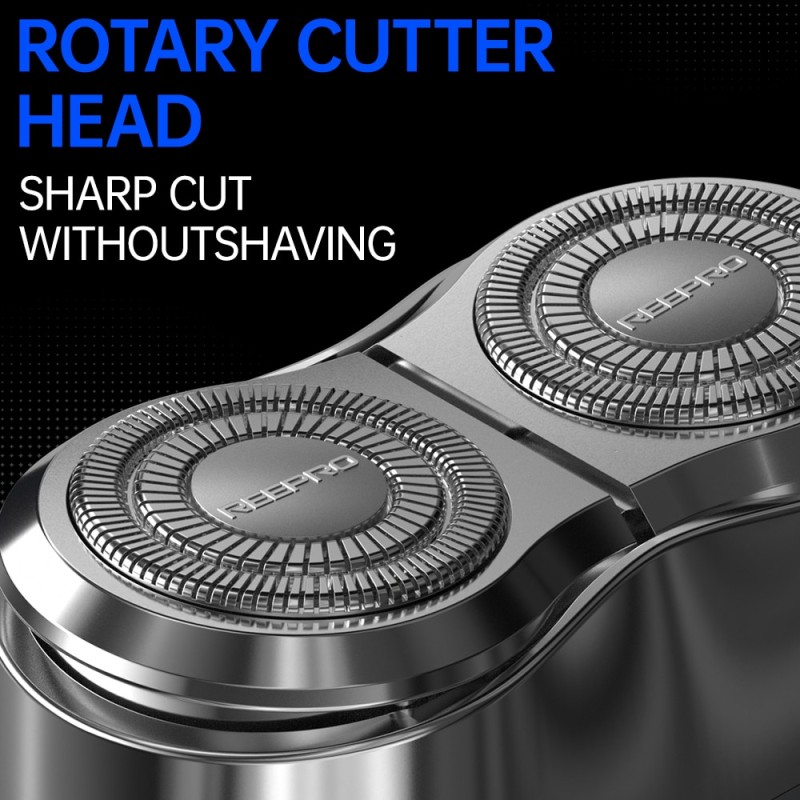Reepro Flash Charging Technology Ipx7 Waterproof Razor Electric Shaver for Men Portable Intelligent Shaving Knife