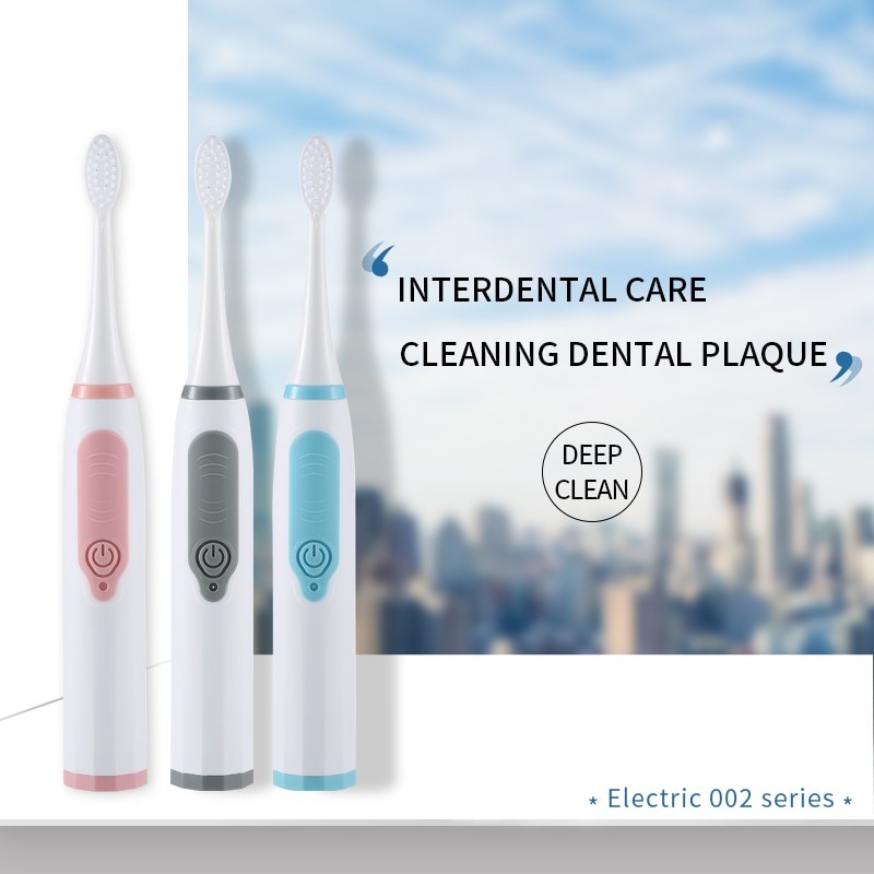 Electric toothbrush for men and women adult household non-rechargeable soft bristle fully automatic waterproof couples acoustic