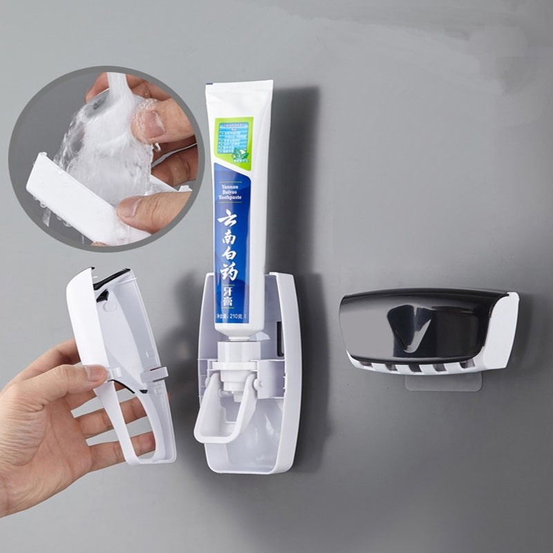 Home Punch-Free Creative Automatic Toothpaste Squeezer Toothbrush Holder Toothbrush Holder Wash Set