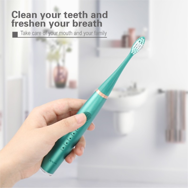 Electric Dental Calculus Remover Dental Cleaning Device Teeth Cleaner Tooth Whitening Irrigator Remove Tartar Scaler Green