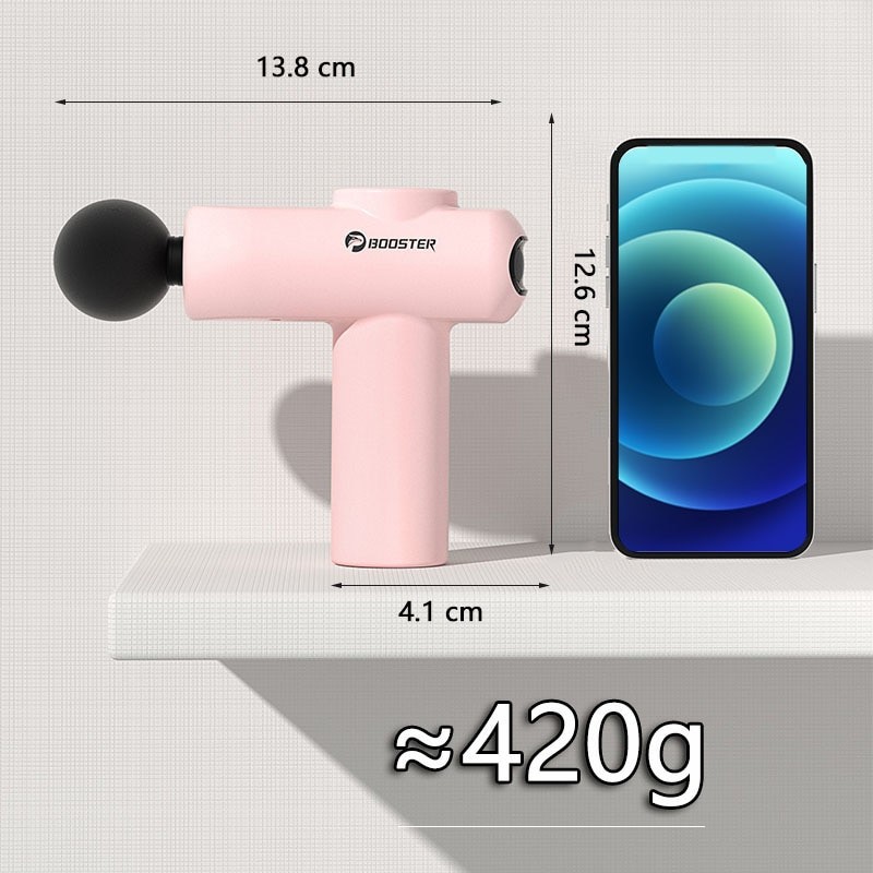 Booster Muscle Massage Gun MINI Massager Fascia Gun Back Massager Small Vibrator Muscle Relaxant Fitness Body Pain Relief