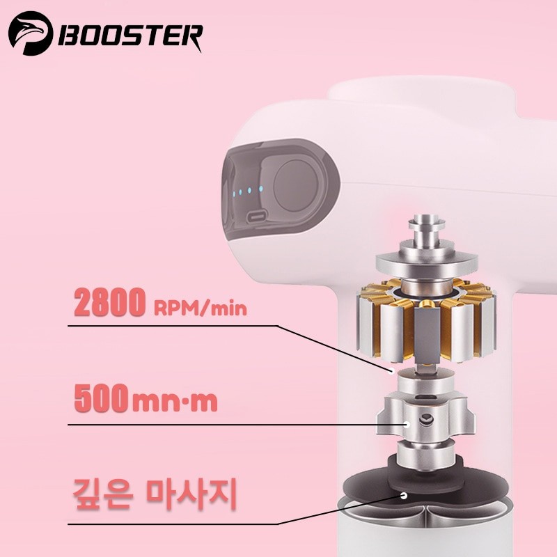 Booster Muscle Massage Gun MINI Massager Fascia Gun Back Massager Small Vibrator Muscle Relaxant Fitness Body Pain Relief