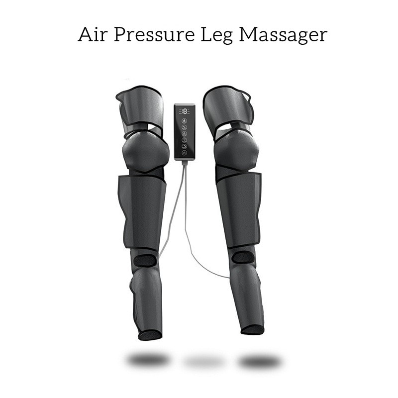 Electric Air Pressure Massager Thigh Calf Knee and Foot Full Coverage Relaxation Massage Hot Physiotherapy Relaxing Massager