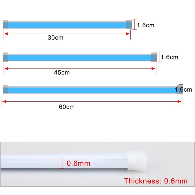 2pcs LED DRL Car Daytime Running Light Flexible Waterproof Strip Auto Headlights White Turn Signal Yellow Brake Flow Lights 12V