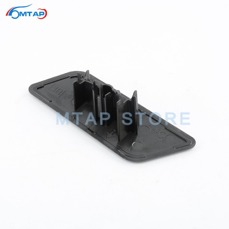 MTAP Front Bumper Headlight Washer Nozzle Cover Unpainted For Subaru Outback 2015-2017 BR BS Headlamp Water Spray Jet Trim Cap