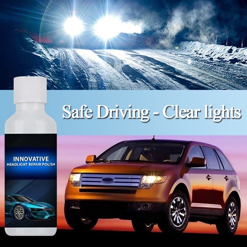 News 20ML Car Headlight Repair Coating Solution Repair Kit Oxidation Rearview Coating Headlight Polishing Anti-scratch Liquid