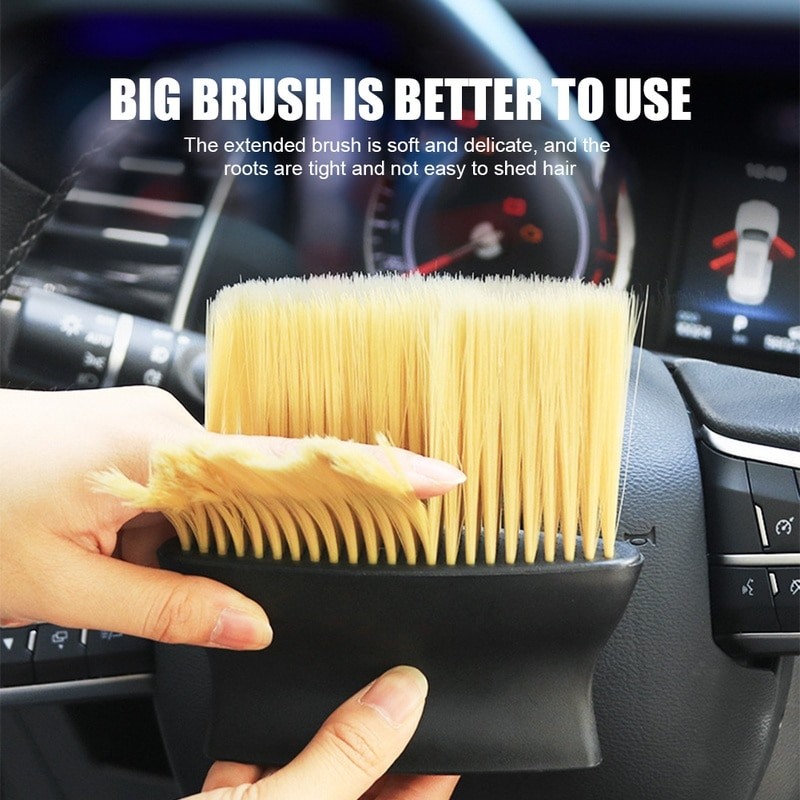 Car Air Outlet Cleaning Brush Dashboard Air Conditioner Detailing Dust Sweeping Tools Auto Interior Home Office Duster Brushes