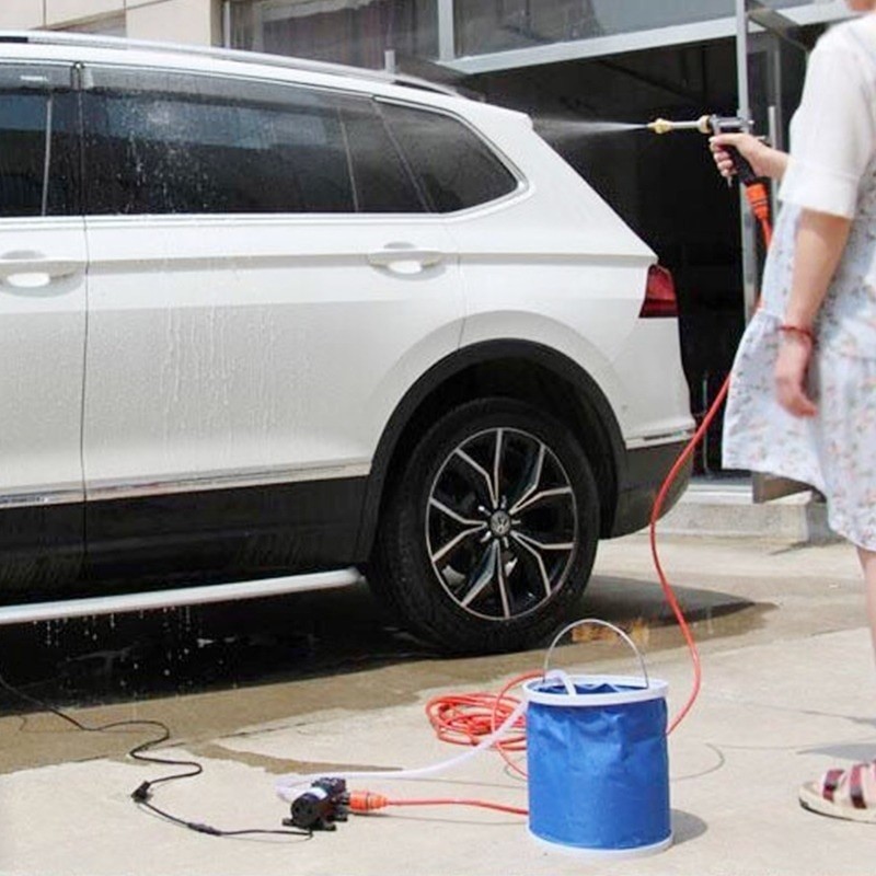 12V Car Washer Pump High Pressure Car Electric Washer Wash Pump Set Portable Auto Washing Cleaning Machine Kit Washer Sprayer