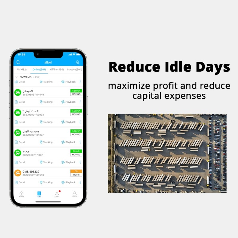 Jimi 4G Solar Powered GPS Tracker LL303 With Real-Time Tracking IP67 Waterproof 10000mAh Battery Smart Alerts Locator  Free APP