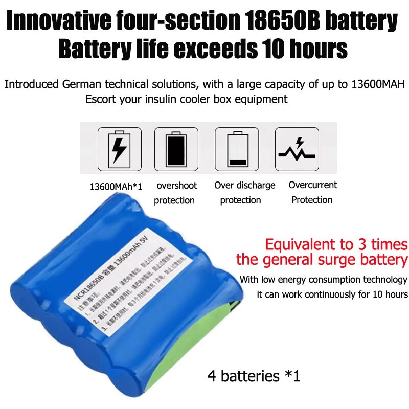 Portable Refrigerated Box Lithium Battery Replacement Standby Battery Refrigerator Accessory