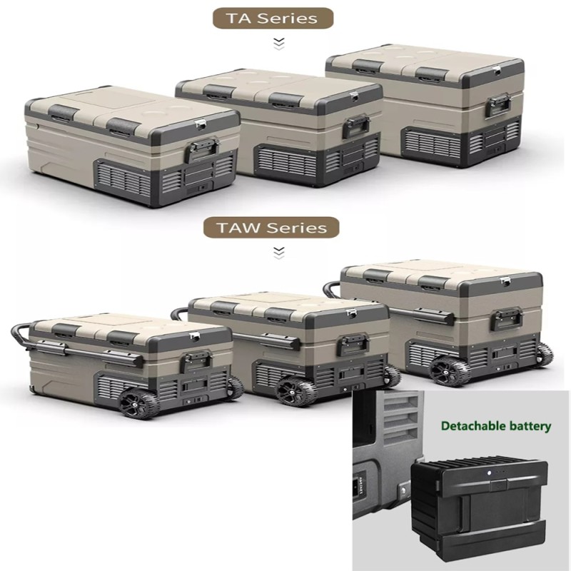 Car Refrigerator Battery Alpicool Extral Lithium Battery Pack 156000mah and Alpicool Universal Car Refrigerator Power Line