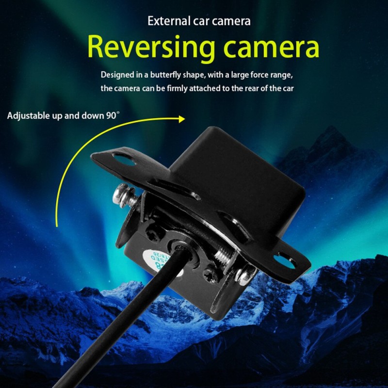 4 Pin HD Car Rear View Camera Reverse 4LED Night Vision Video Camera 170 Degree For Car Parking Camera Car Accessories
