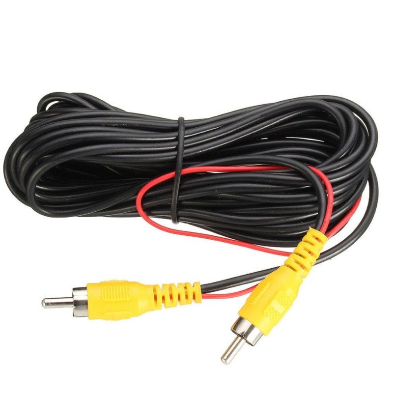 6m Video Cable For Car Rear View Camera Universal RCA 6 Meters Wire For Connecting Reverse Camera With Car Multimedia Monitor