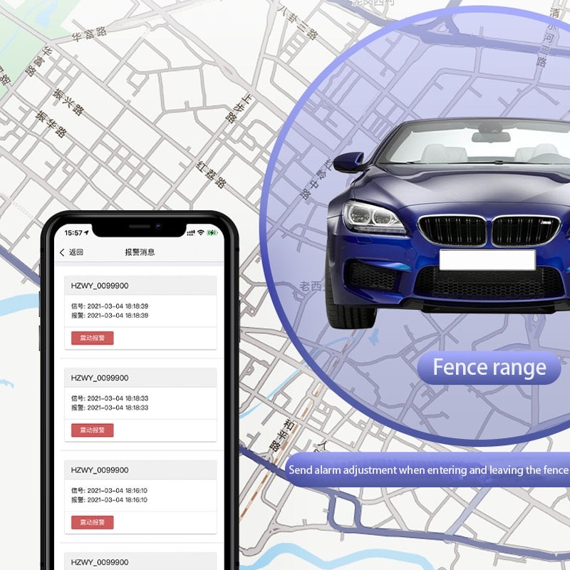PG08 Mini GPS Tracker GSM Tracking Device 12-80V Battery Powered APP&amp;PC Real Time Tracking Anti-Lost Locator for Car Motorcycle