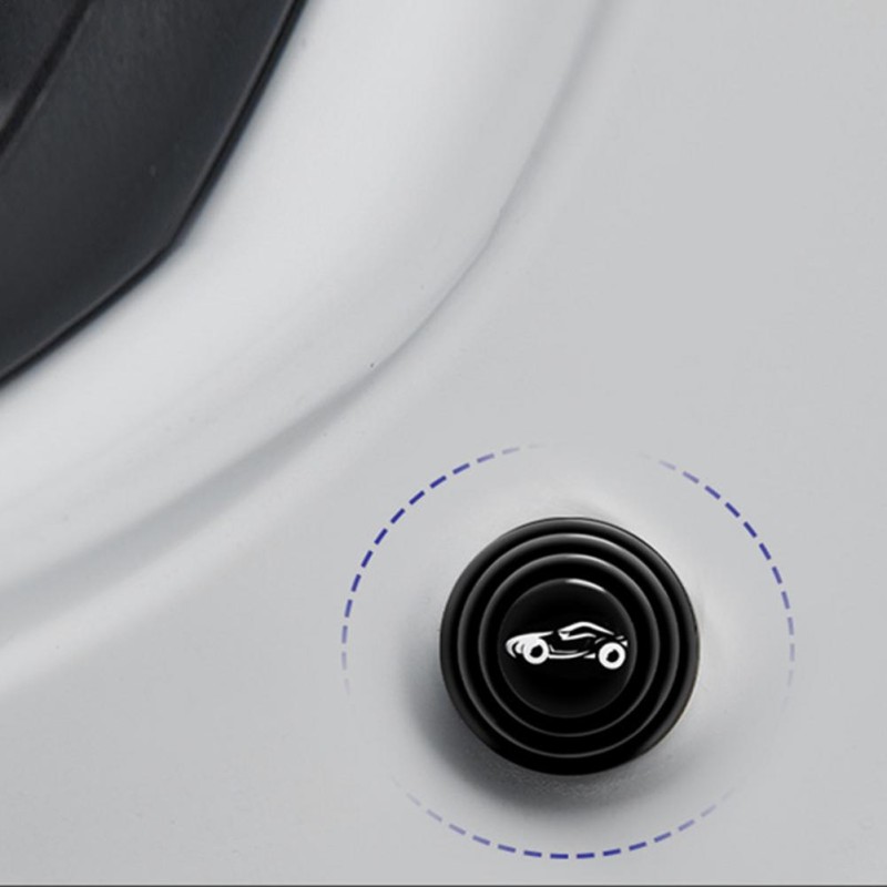 20Pcs Car Door Shockproof Pad Silent Gasket Shock-absorbing Stickers Car Trunk Sound Insulation Pad Thickening Cushion Stickers