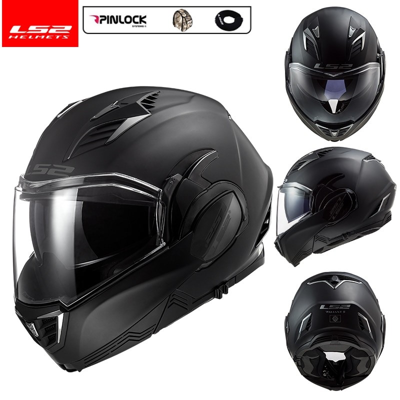 LS2 FF900 Valiant II Motorcycle Helmet Flip Up 180 Degrees Back Somersault Touring Modular Casco Moto Casque