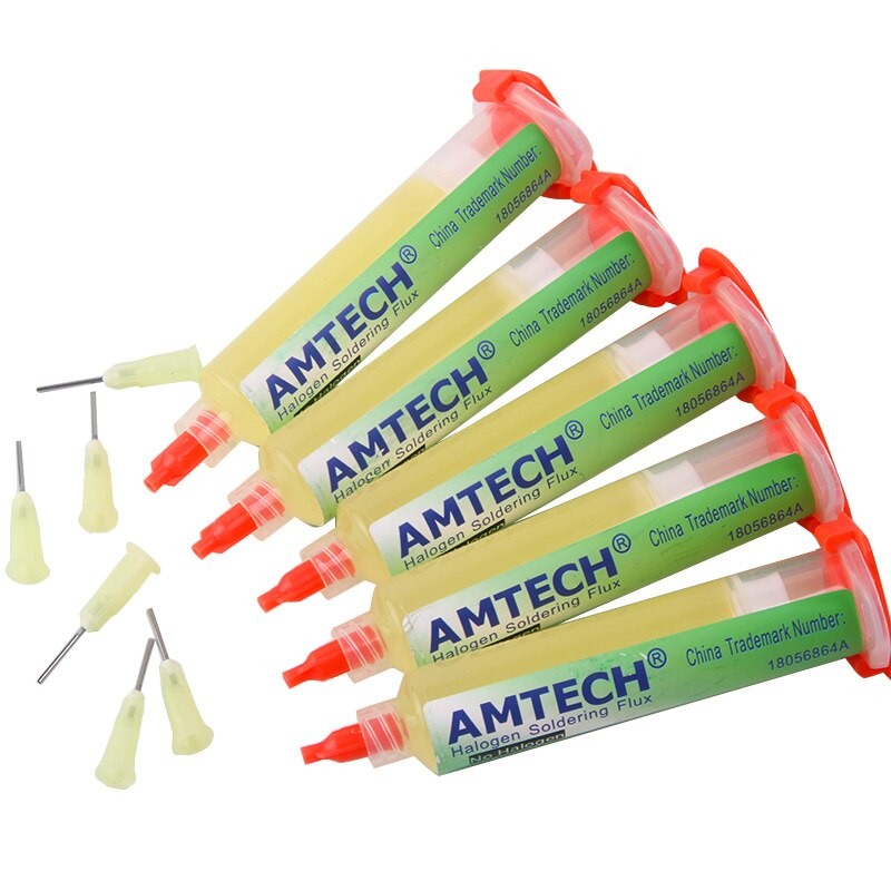 Paste AMTECH NC-559-ASM BGA PCB No-Clean Solder Paste Welding Advanced Oil Flux Grease 10cc Soldering Repair Paste