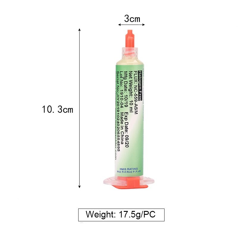 Paste AMTECH NC-559-ASM BGA PCB No-Clean Solder Paste Welding Advanced Oil Flux Grease 10cc Soldering Repair Paste