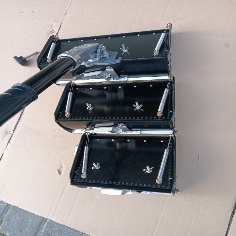 Drywall Master Professional Grade Taping Tools 8"+10 "+ 12" Flat Finishing Box Pro with pole