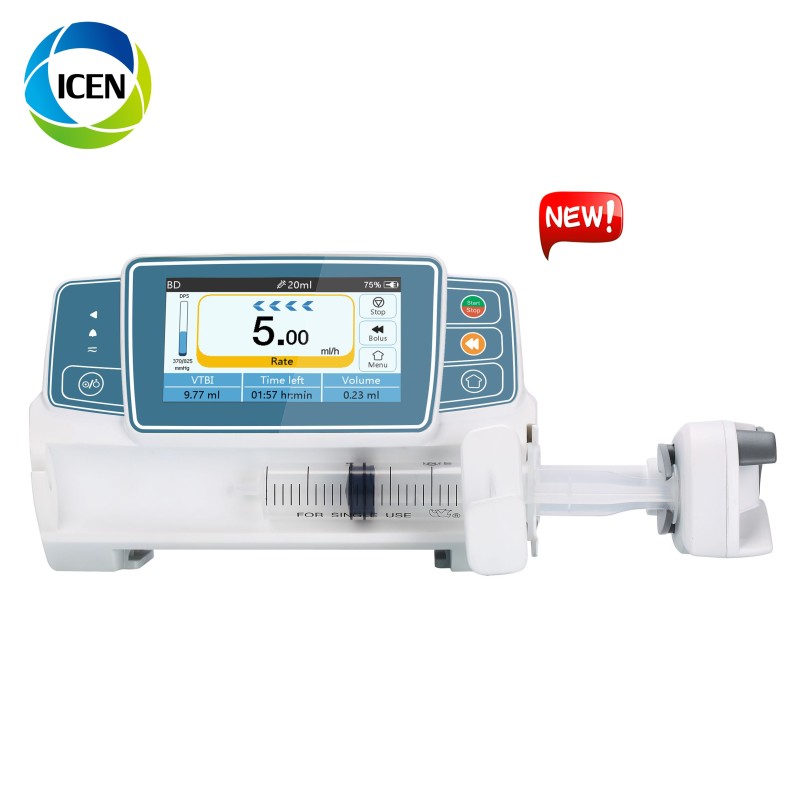IN-GS50P Hospital ICU Single Channel Electric Injection Syringe Driver Pump Industry For Ambulance
