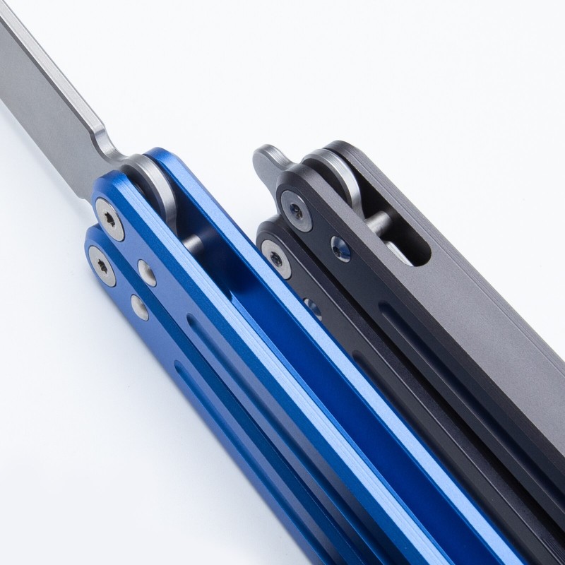 Butterfly Training Knife Bearing EDC Knife Aluminum Handle Outdoor Portable Multi function tools