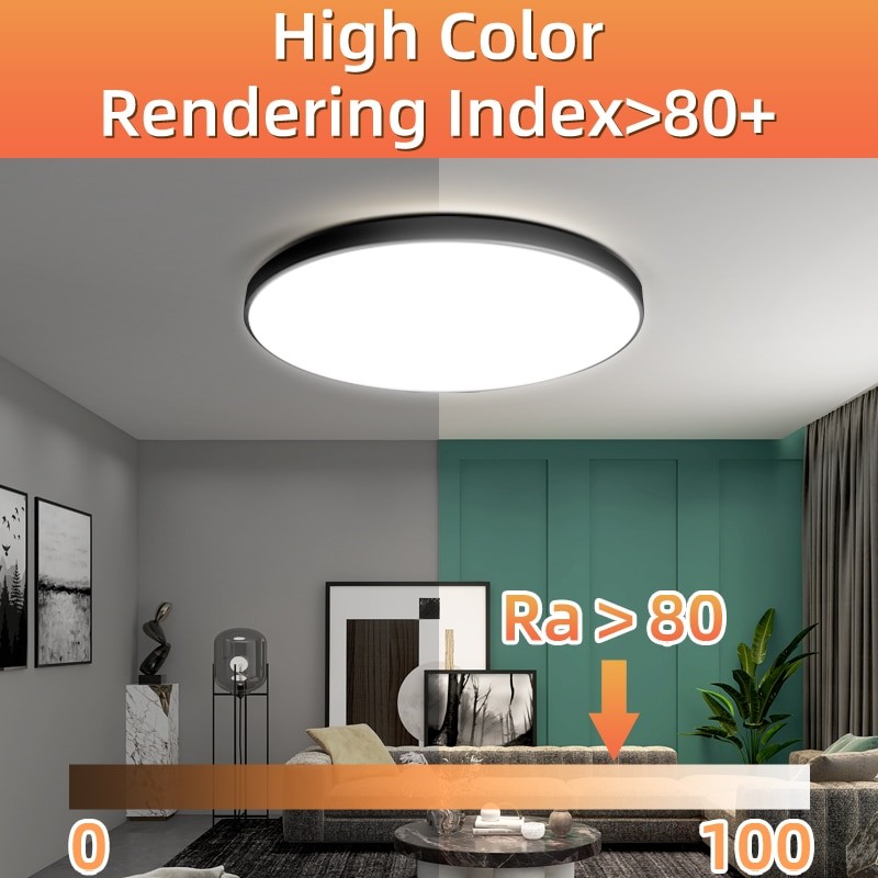 Modern Led Ceiling Lamp Ultra Thin 30w 40w 50w Panel Warm Natural Lighting For Dining Living Room Bedroom Kitchen Indoor Ceiling