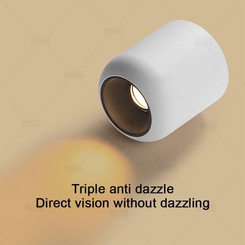 LED Downlight Ceiling Spotlights 7W 10W White Nordic Lighting Surface Mounted Spot Light AC110-220V Cylinder Ceiling Living Lamp