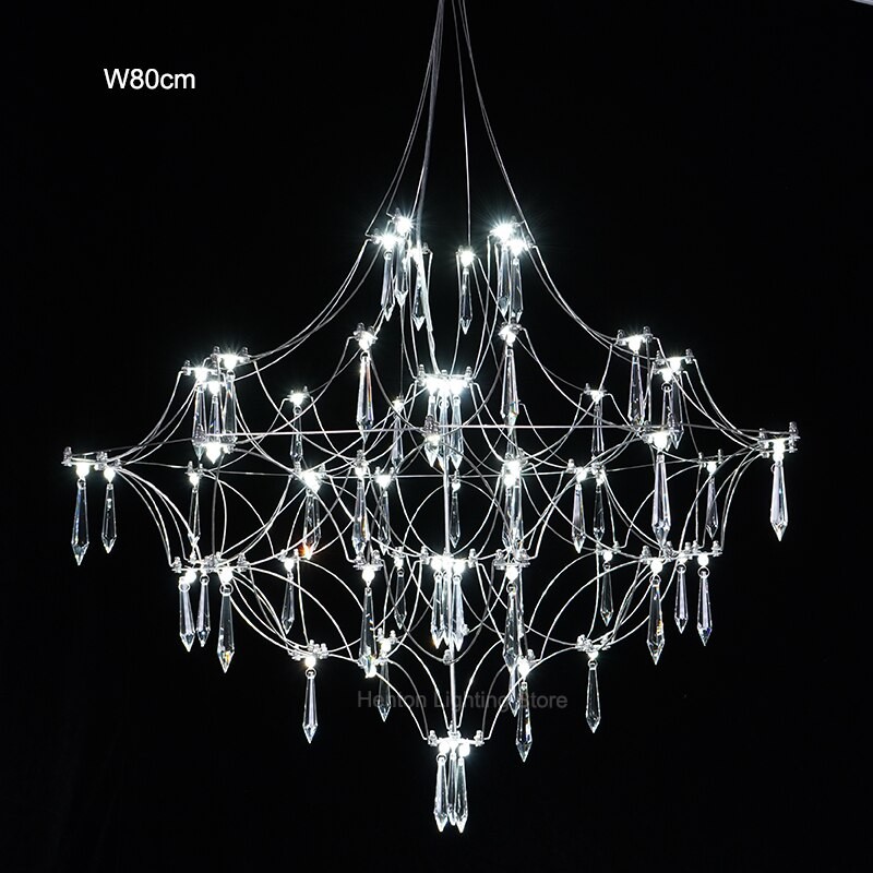 Crystal Chandelier for Living Room Dining Bedroom Hanging Lamps For Ceiling Firefly Lustre Design Modern Suspension Chandelier