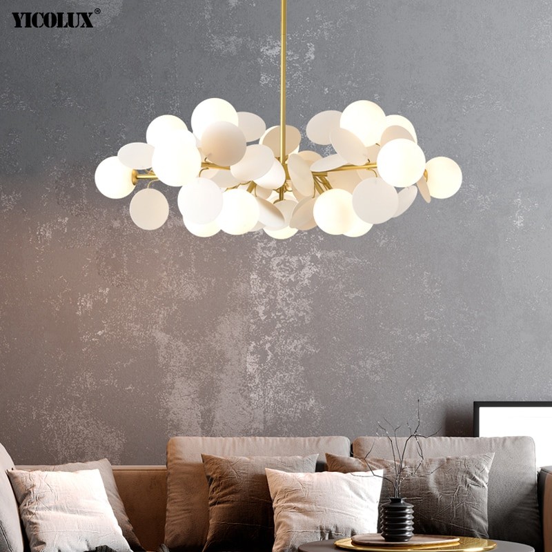 Colorful Flash New LED Modern Chandelier Lights Living Dining Room Bedroom Villa Pendant Flats Bar Aisle Indoor Lighting Lamps