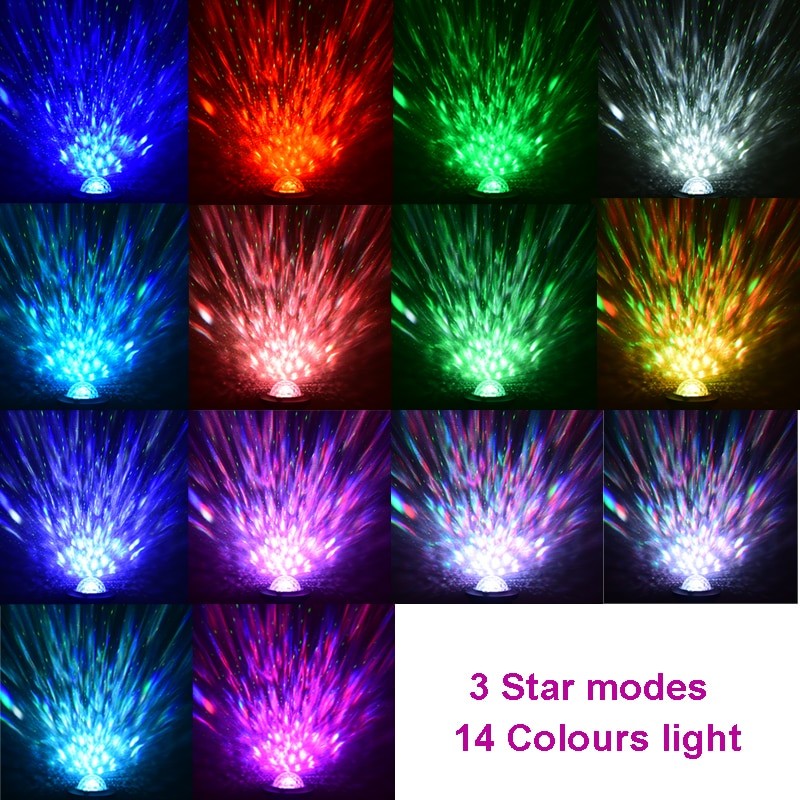 LED Star Galaxy Projector Starry Sky Night Light Built in Bluetooth Speaker For Home Bedroom Decoration Kids gift