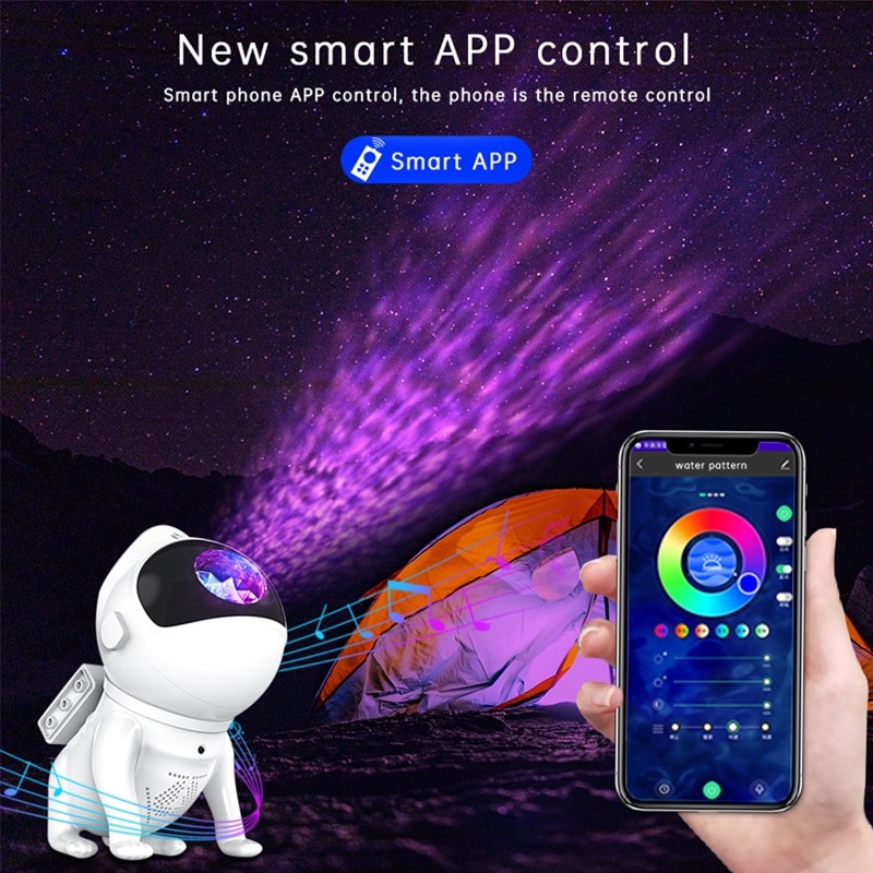Kids Star Projector Night Light with Remote Control 360Ã‚Â°Adjustable Design Astronaut Nebula Galaxy Lighting for Children Adults