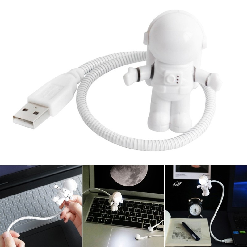 USB Astronaut LED Light Astronaut Night Light Creative Book Light Computer Gift