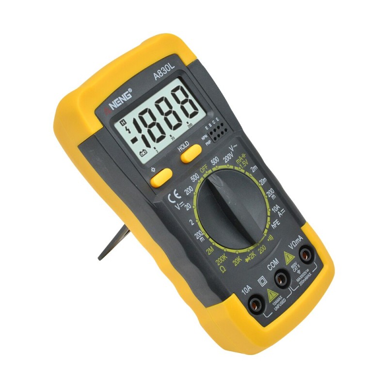 LCD Digital Multimeter A830L AC DC Voltage Diode Freguency Multitester Current Tester Luminous Display