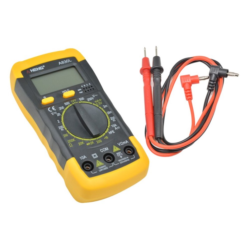LCD Digital Multimeter A830L AC DC Voltage Diode Freguency Multitester Current Tester Luminous Display
