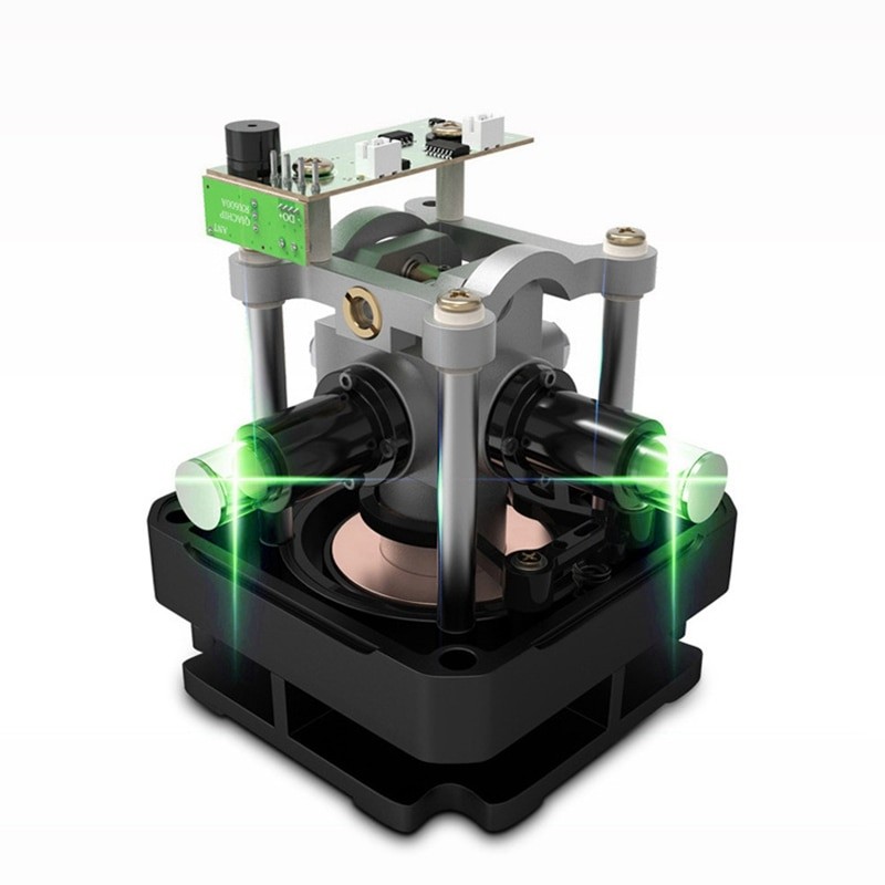 4x360Ã‚Â° Rechargeable Laser Level 16 Lines Green Beam Nivel Level 360 Self Leveling Laser Level 8/12 line High Capacity Battery