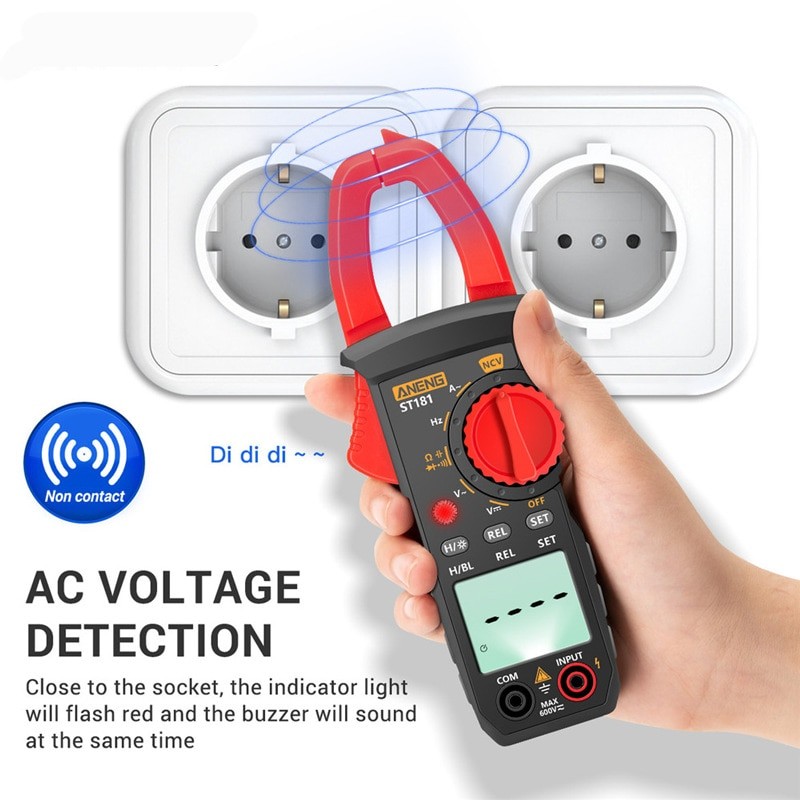Intelligent Backlight Digital Display Clamp Meter High Precision Multi-Meter 400A AC/DC Clamp Ammeter