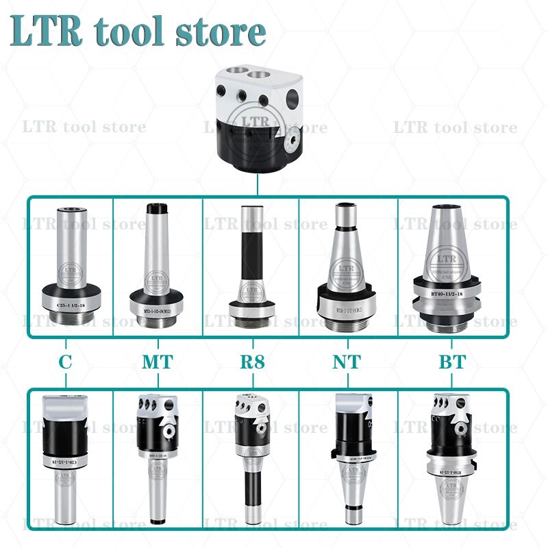 F1 boring head set NT30 NT40 BT30 BT40 MT2 MT3 MT4 C20 C25 R8 boring tool base F1 50mm 75mm 100mm boring 2 3 4 inches