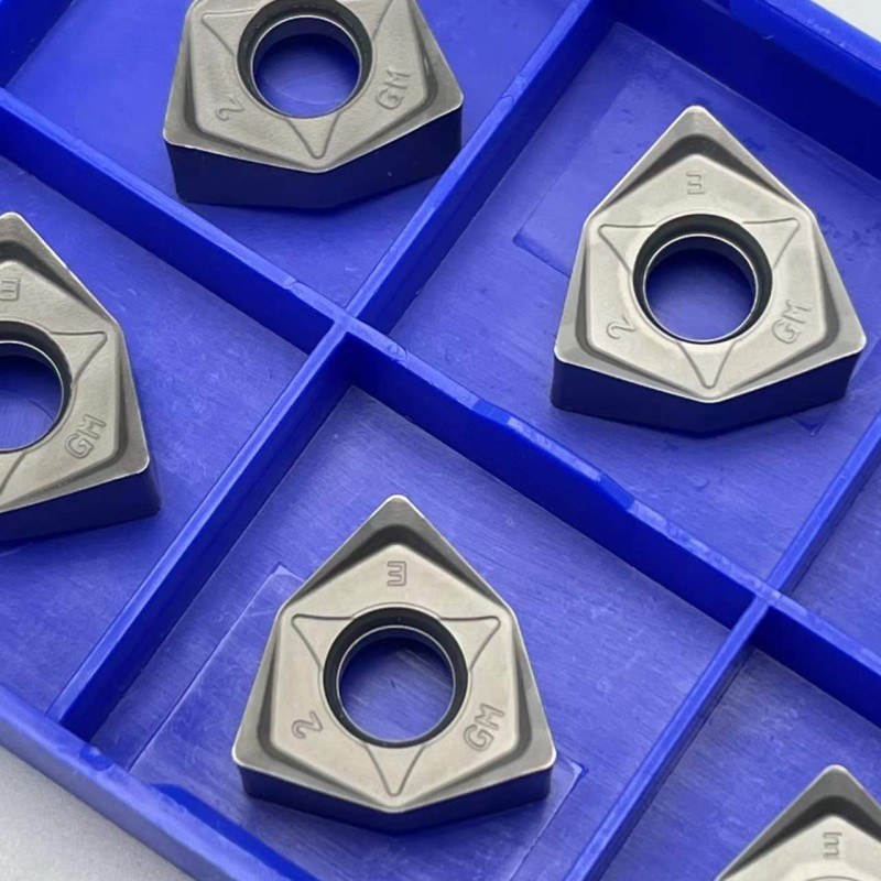 100% original WNMU080608 high quality double-sided hexagonal 90 degree right angle fast feed carbide turning tool WNMU 080608