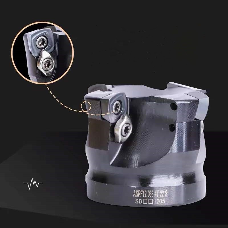 ASRF cutter head Adaptive SDMT120512 SDMT150512 SDMT milling cutter insert ASRF12 ASRF15 face mill cutter head shock-resistant
