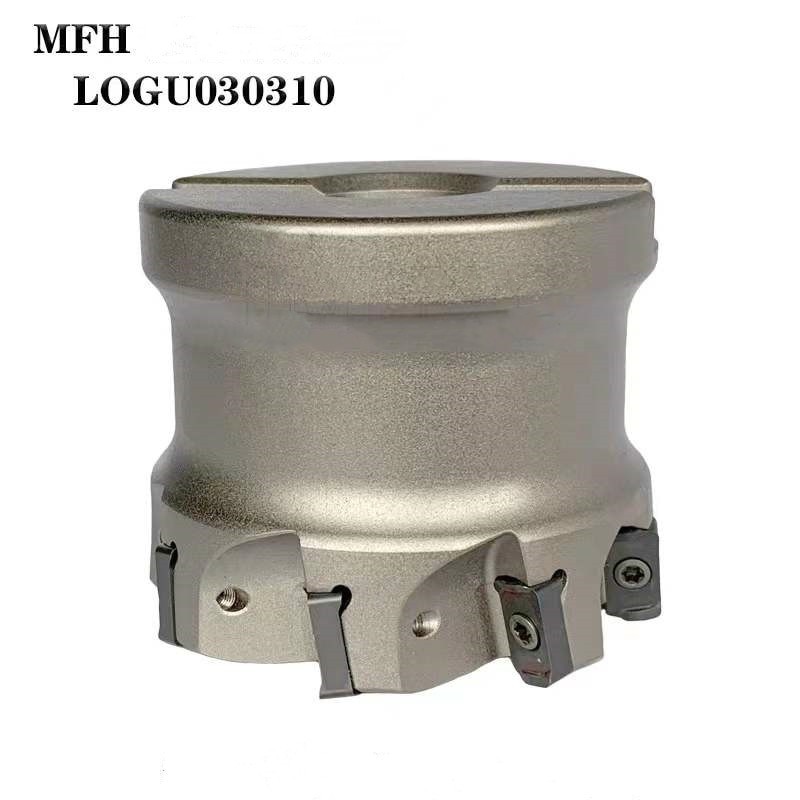 MFH MFH03R cutter head MFH 03R face mill cutter head LOGU0303ZER LOGU0303 LOGU 03 milling cutter insert 50 63 shock-resistant