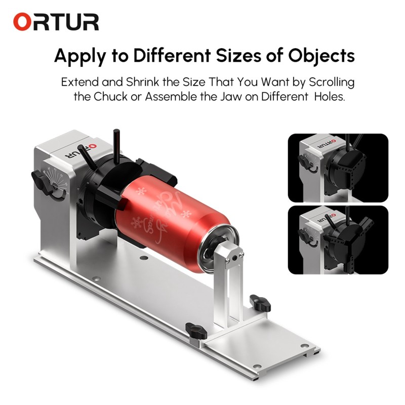 Ortur Y-axis Rotary Chuck for Laser Engraver (YRC1.0) Laser Engraving Machine Accessories