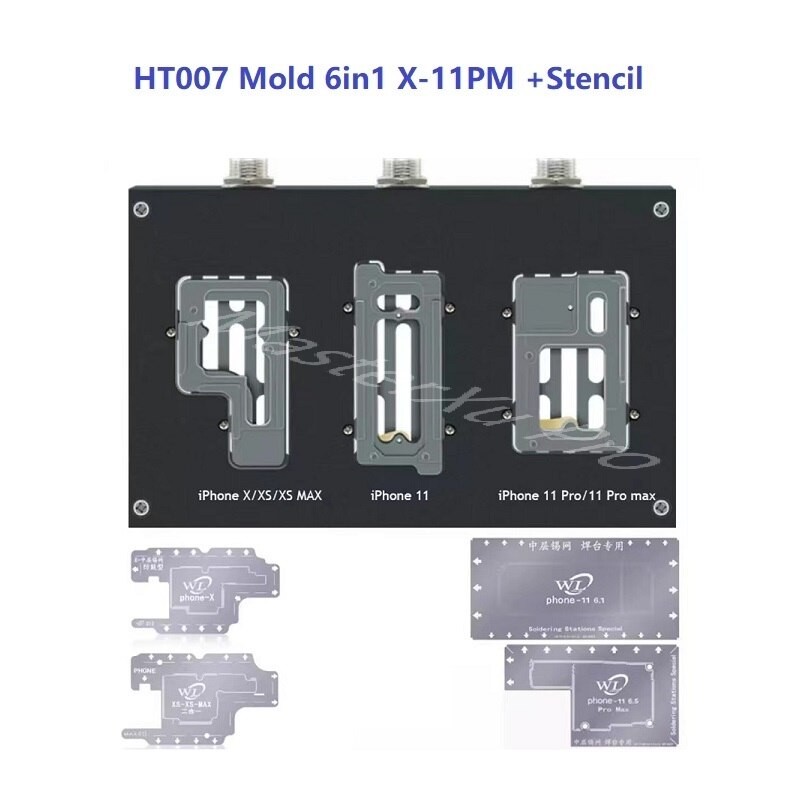 WL HT007 14 13 12 11 X Pro Heater Soldering Handle Holder Preheating Plateform Module For iPhone Frame Interposer BGA Reballing