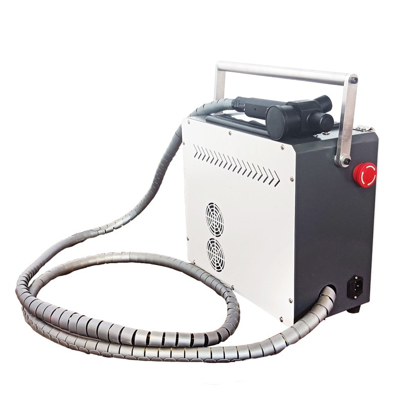Backpack portable 50w 100w Handheld Pulse Laser Cleaning Machine Fiber Laser Cleaner Rust  Paint Removing Machine