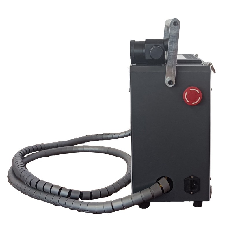 Backpack portable 50w 100w Handheld Pulse Laser Cleaning Machine Fiber Laser Cleaner Rust  Paint Removing Machine