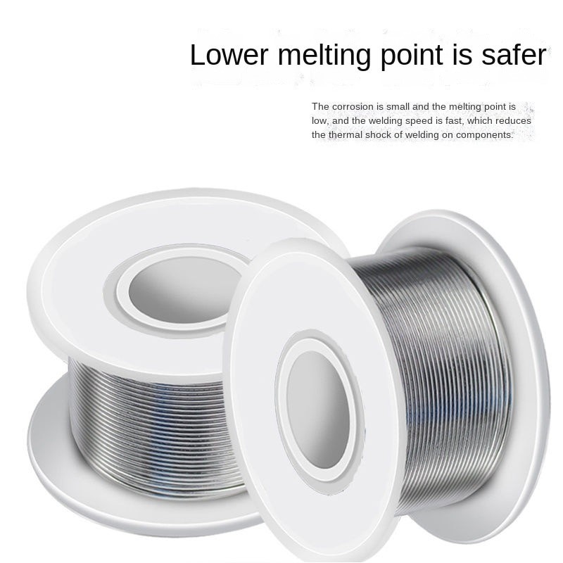 1PC 50g 0.8mm lighter stainless steel solder wire disposable copper-iron-nickel battery pole piece welding universal solder wire