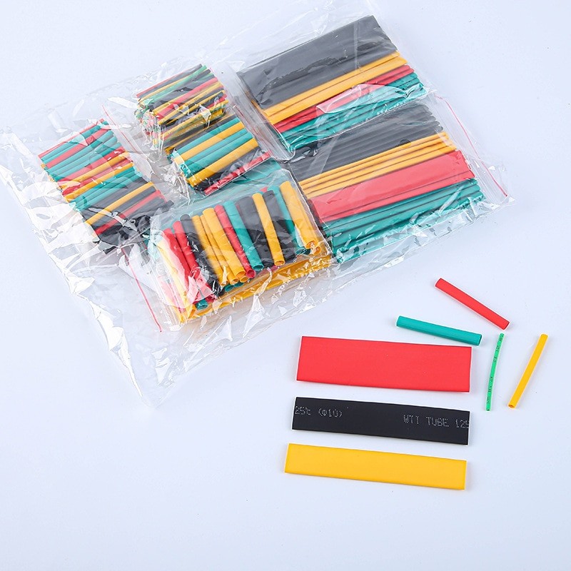 Soft Colorful Boxed Heat Shrinkable Tube Fast Delivery Insulation Heat Shrinkable Tube Waterproof Flame Retardant Sleeve