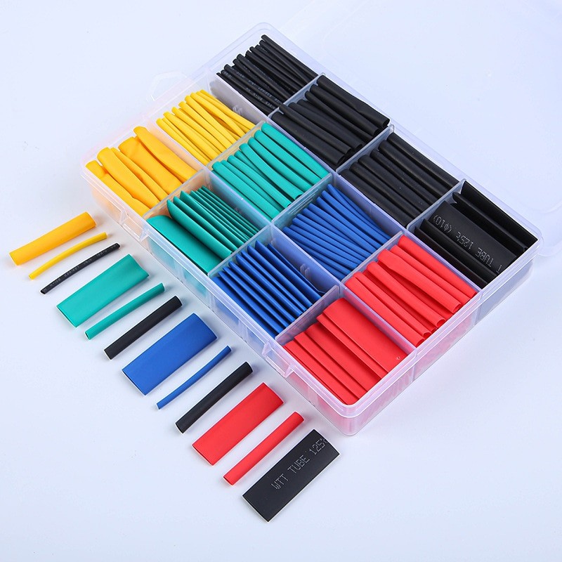 Soft Colorful Boxed Heat Shrinkable Tube Fast Delivery Insulation Heat Shrinkable Tube Waterproof Flame Retardant Sleeve