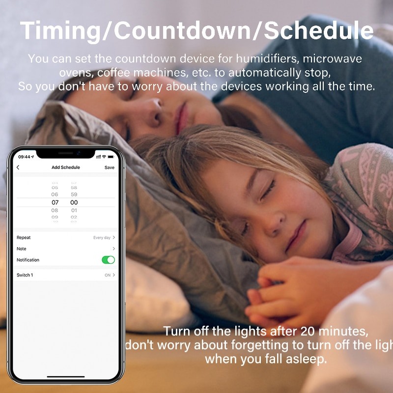 16A Tuya Wifi Smart Switch Supporte 2-way Control Timer Wireless Switch Smart Home Automation Works With Smart Life Alexa Google