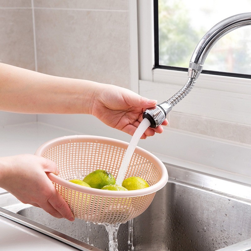 Faucet anti-splash head extender kitchen water saver universal rotating bubbler filter nozzle booster nozzle G419